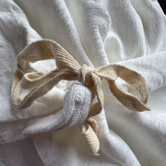 Pottery Barn Cozy Cloud Duvet Cover White Cotton Chenille Size Full/Queen Luxe - Picture 6 of 10